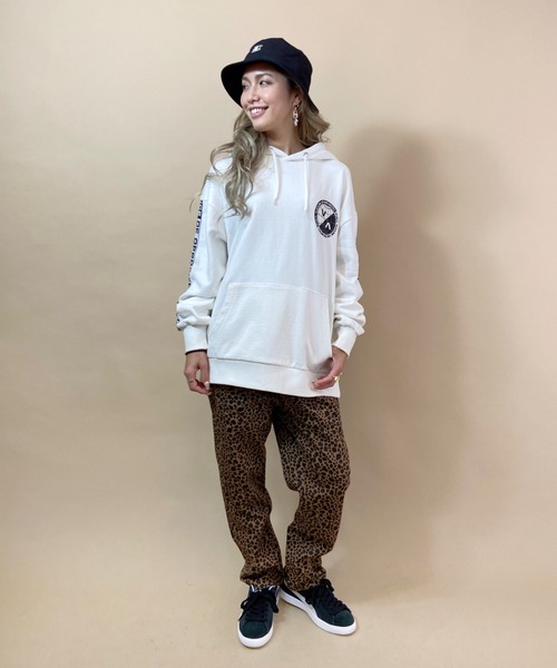 「RVCA」 プルオーバーパーカー X-SMALL ブラック レディース