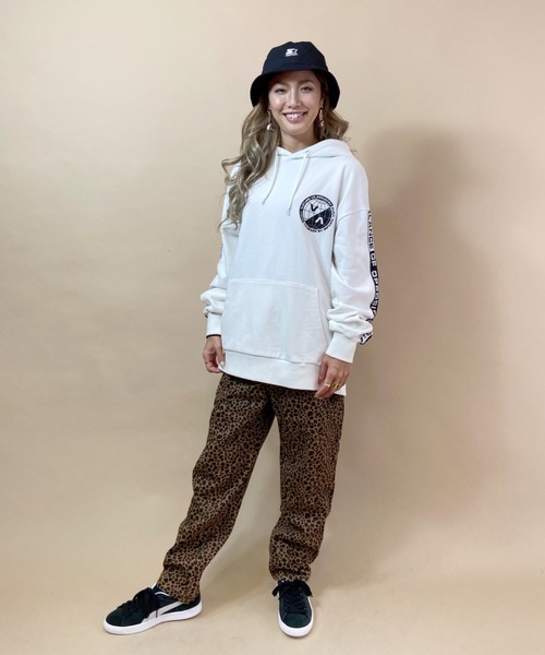 「RVCA」 プルオーバーパーカー X-SMALL ブラック レディース
