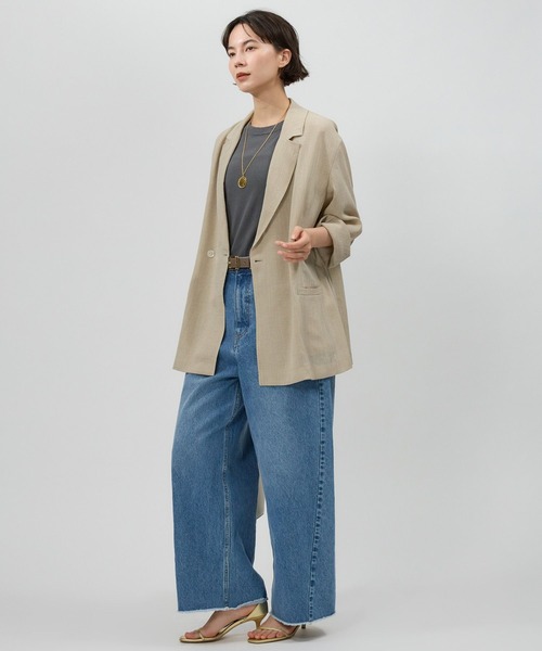 BABYLONE（バビロン） ジャケット テーラードジャケット シアーシャツ