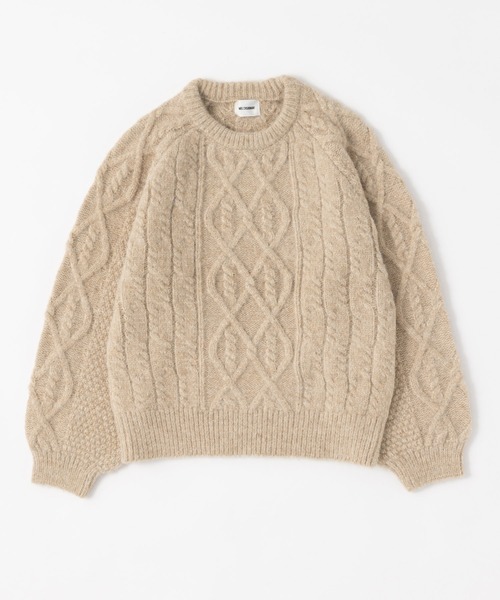 「MIEL CRISHUNANT」 長袖ニット FREE ホワイト レディース_画像6