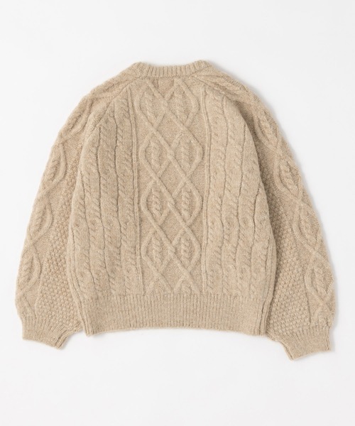 「MIEL CRISHUNANT」 長袖ニット FREE ホワイト レディース_画像7