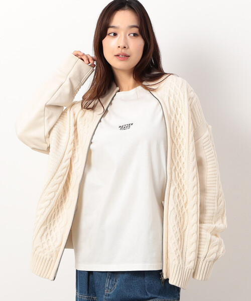 「Purple&Yellow」 ジップアップブルゾン SMALL ブルー メンズ_画像5