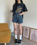 パンツ WEGO/「26年春夏再入荷」デニムシ...の詳細画像5
