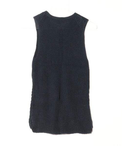 新品、未使用　Theory ネイビー 半袖ノースリーブニット S theory 「theory 」 ノースリーブニット S ネイビー レディース