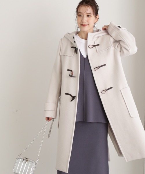 「N.(N. Natural Beauty Basic)」 ダッフルコート MEDIUM グレー レディース_画像2