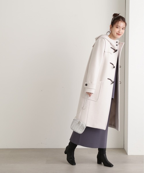 「N.(N. Natural Beauty Basic)」 ダッフルコート MEDIUM グレー レディース_画像6