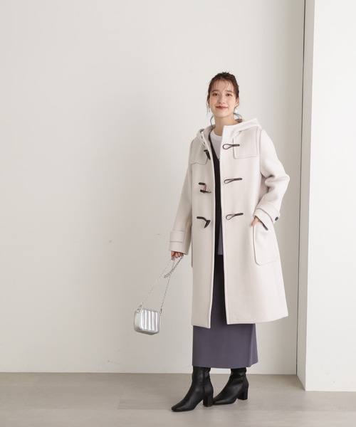「N.(N. Natural Beauty Basic)」 ダッフルコート MEDIUM グレー レディース_画像7