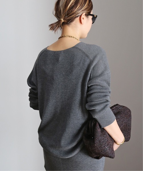 「Deuxieme Classe」 Vネックニット - ブラック レディース Deuxieme Classe 「Deuxieme Classe」 Vネックニット FREE