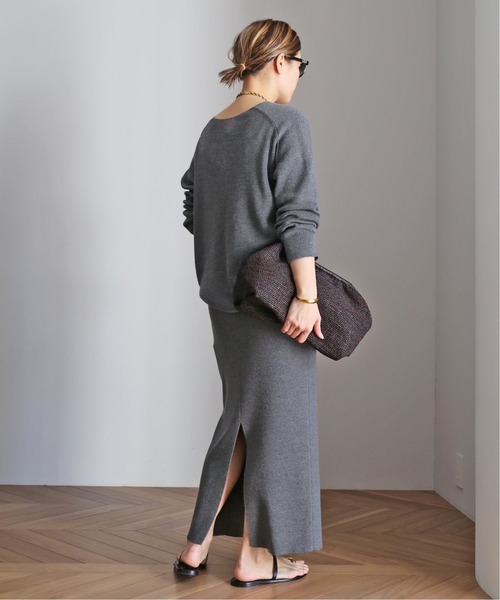 Deuxieme Classe Vネックニット ブラック フリーサイズ Deuxieme Classe 「Deuxieme Classe」 Vネックニット FREE