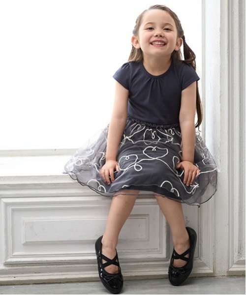 ワンピース 「リンク」チェーン刺しゅうチュールワンピース(キッズ) キッズ 子供服 女の子 | petit main | 04