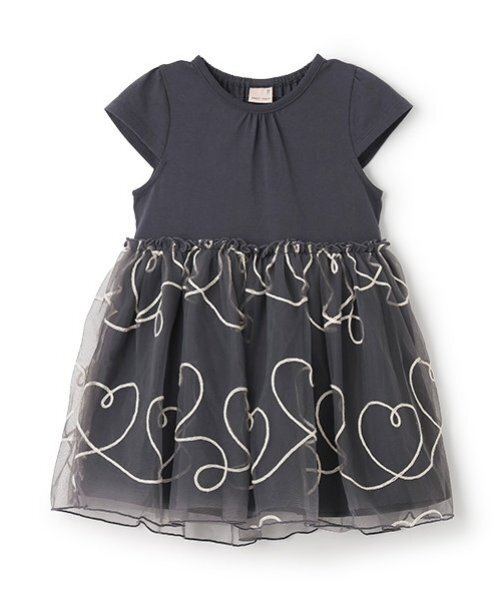 ワンピース 「リンク」チェーン刺しゅうチュールワンピース(キッズ) キッズ 子供服 女の子 | petit main | 16