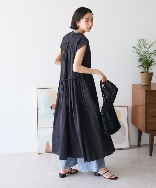 ここIsabelmatthieu Blackワンピース 刺繍レースキャミソールワンピース｜ISABEL MARANT ETOILE