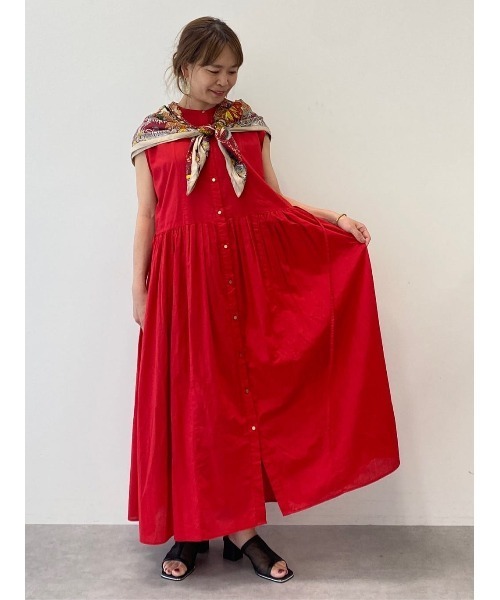 CRAFT STANDARD BOUTIQUE シャツワンピース インド綿フレンチ