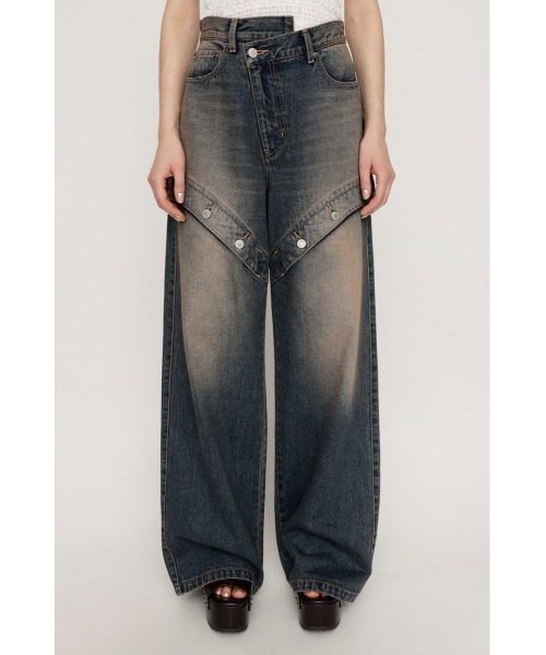 SLY L/W JQ DENIM STRAIGHT PT デニムパンツ L／W JQ DENIM STRAIGHT パンツ | スライ(SLY) | マルイウェブ