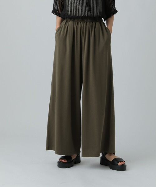 ワイドパンツ パンツ カットイージーワイドパンツ　499173 レディースの画像