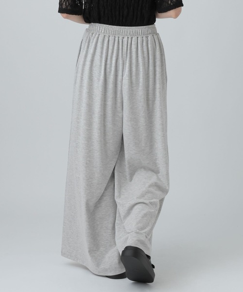ワイドパンツ パンツ カットイージーワイドパンツ　499173 レディースの画像