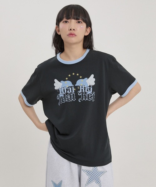 tシャツ 「UNISEX」Wai Kei／エンゼルイルカT レディース メンズ ALAND tシャツ 「UNISEX」Wai Kei／エンゼルイルカT レディース