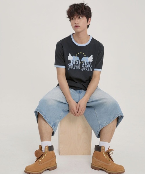 tシャツ 「UNISEX」Wai Kei／エンゼルイルカT レディース メンズ ALAND tシャツ 「UNISEX」Wai Kei／エンゼルイルカT レディース