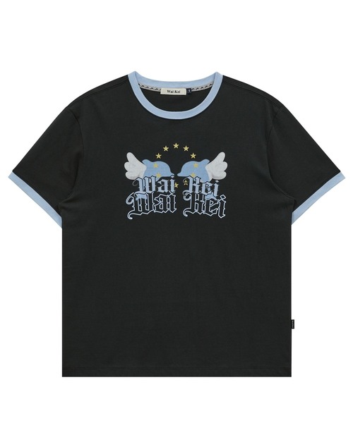 tシャツ 「UNISEX」Wai Kei／エンゼルイルカT レディース メンズ ALAND tシャツ 「UNISEX」Wai Kei／エンゼルイルカT レディース