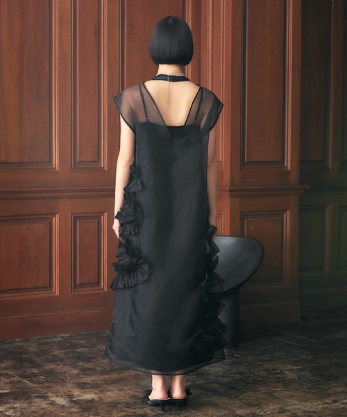 darial（ダリアル） ドレス 「darial」organdy volume skirt dress
