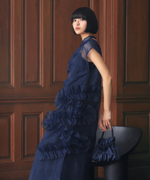darial（ダリアル） ドレス 「darial」organdy volume skirt dress