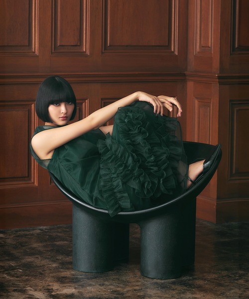 darial（ダリアル） ドレス 「darial」organdy volume skirt dress