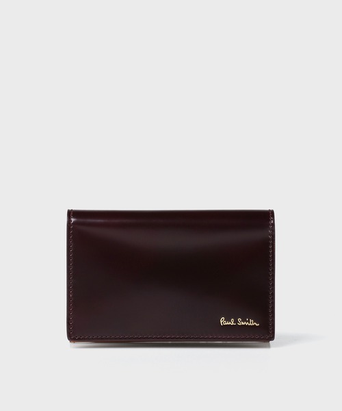 Paul Smith コードバン　名刺入れ　ブラック　総革仕上げ　最上位　美品 Paul Smith 名刺入れコードバンブラック極美品総革仕上げ
