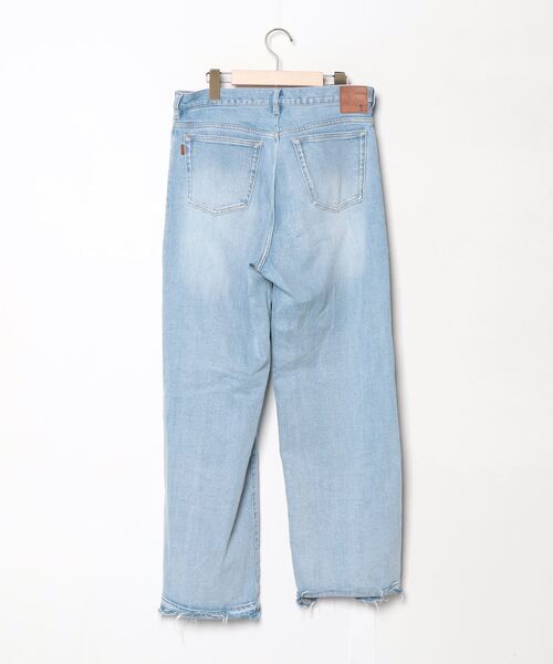 「Spick & Span」 ダメージ加工デニムパンツ 40 ブルー レディース