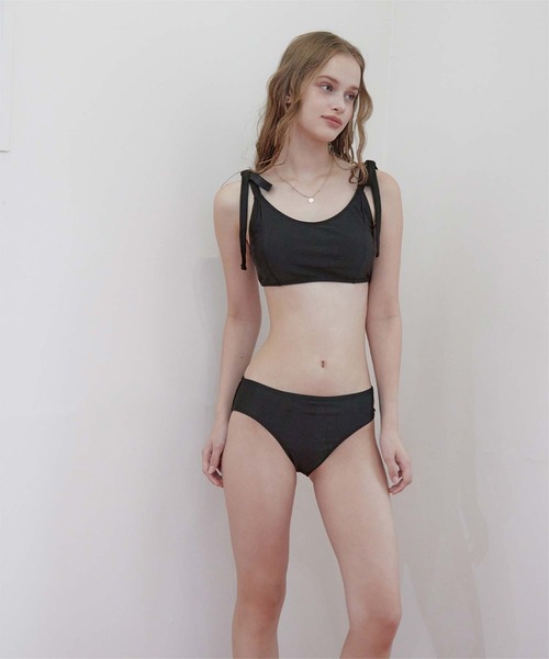 JUDIN リボンモチーフ セパレート水着 ブラック Sサイズ SEA DRESS（シードレス） 水着 リボンデザインビキニ/水着 レディース