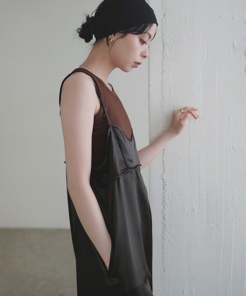 LIAN（リアン） オールインワン サテンキャミオールインワン