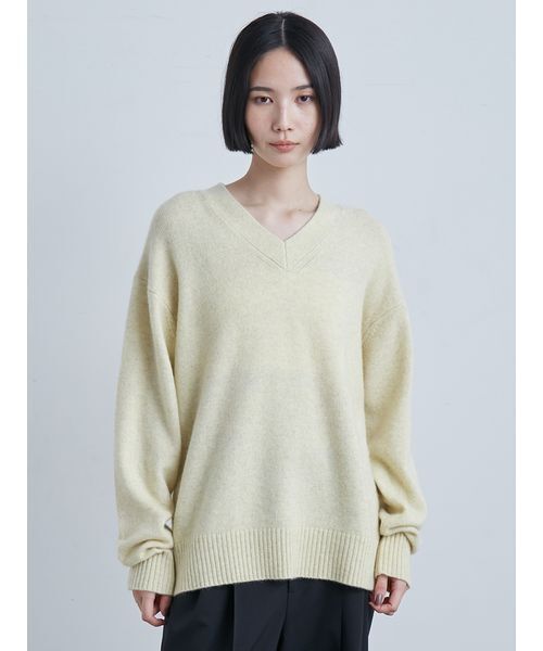 MIESROHE（ミースロエ） ニット セーター ソフトシャギーオーバー
