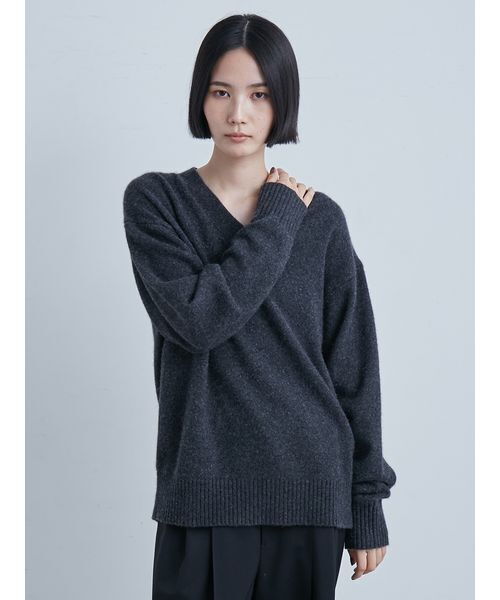 MIESROHE（ミースロエ） ニット セーター ソフトシャギーオーバー