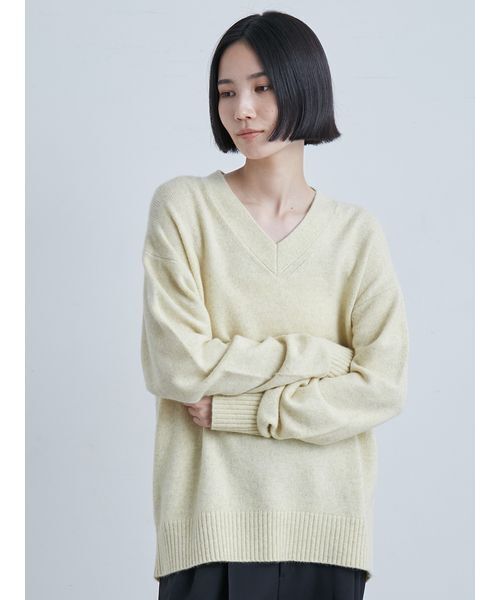 MIESROHE（ミースロエ） ニット セーター ソフトシャギーオーバー