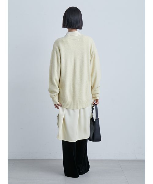 MIESROHE（ミースロエ） ニット セーター ソフトシャギーオーバー