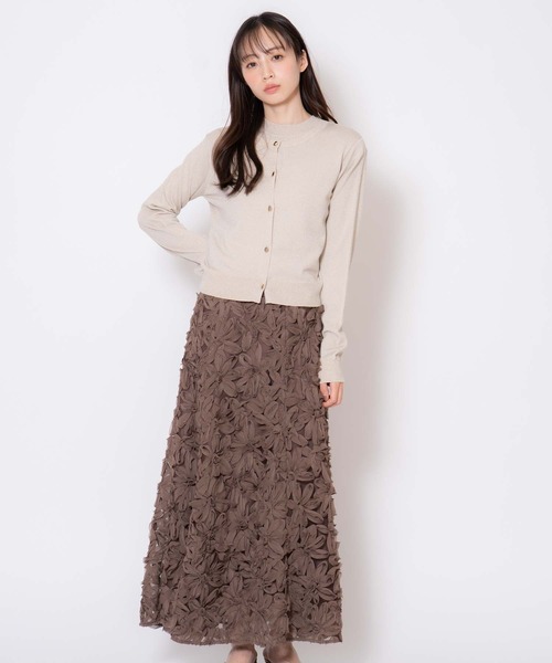 NOELA スカート フラワージャガードスカート : ZOZOTOWN Yahoo!店