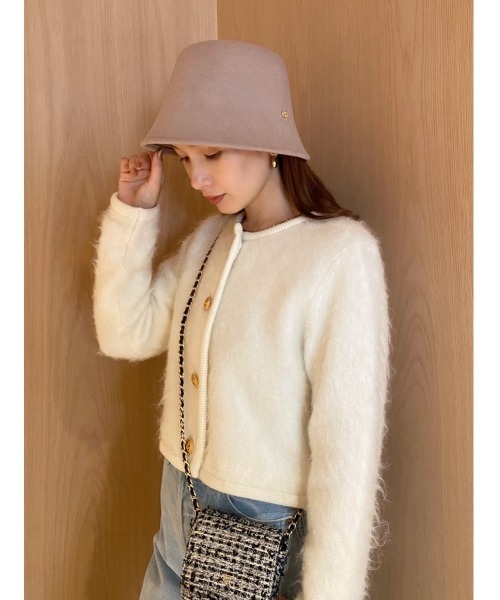 SNIDEL 薄い黄色 ノーカラージャケット SNIDEL（スナイデル） ノーカラージャケット FREE イエロー レディース