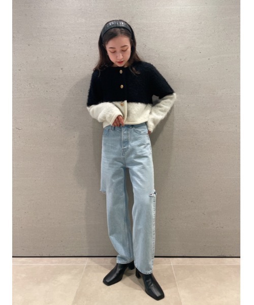 SNIDEL（スナイデル） ノーカラージャケット FREE イエロー レディース