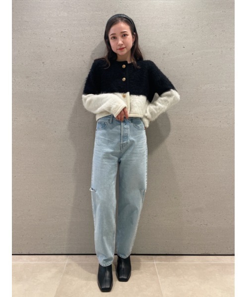 SNIDEL 薄い黄色 ノーカラージャケット SNIDEL（スナイデル） ノーカラージャケット FREE イエロー レディース