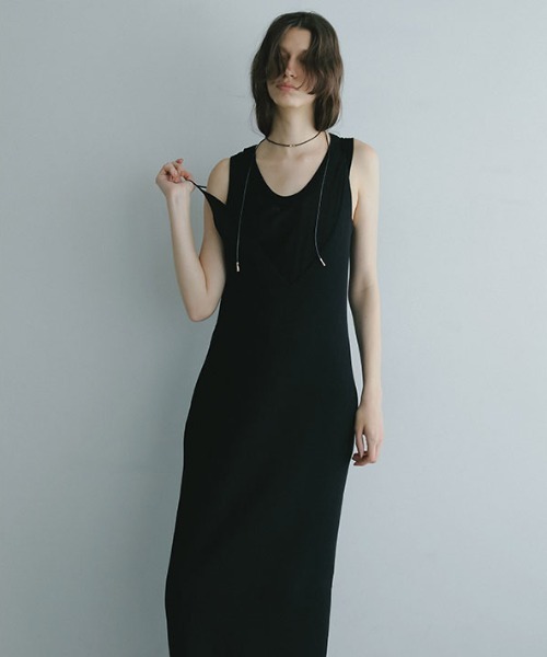 ETRE TOKYO ワンピース ETRE TOKYO - ダブルガーゼラダーレースワンピース - WHITE