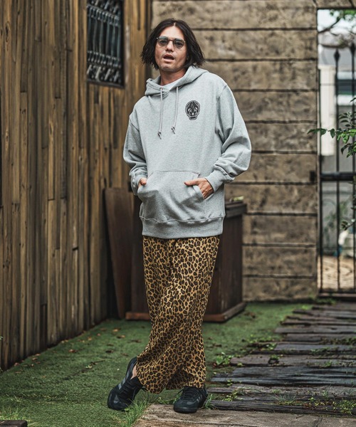 CAMBIO パンツ mp14013- Leopard Twill Wide Straight Pants