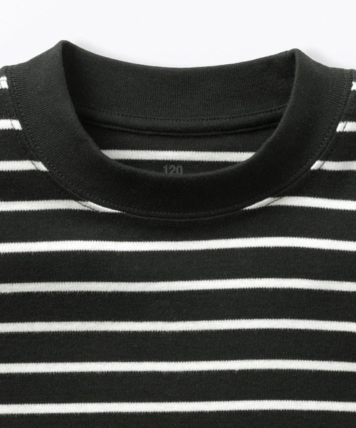 無印良品（MUJI） tシャツ キッズ 両面起毛クルーネック長袖Tシャツ