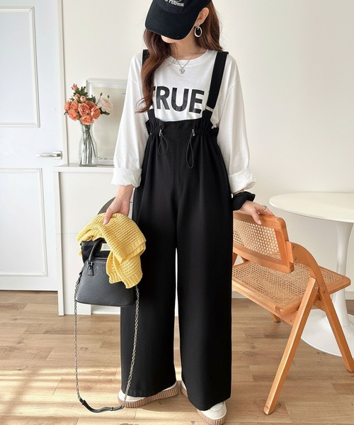 Java サロペット オーバーオール 「JaVaジャバコラボ」セミワイド