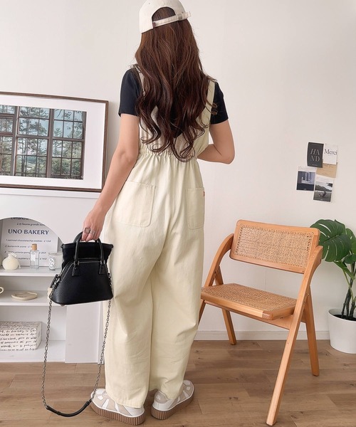 Java サロペット オーバーオール 「JaVaジャバコラボ」セミワイド