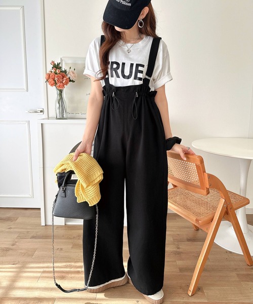 Java サロペット オーバーオール 「JaVaジャバコラボ」セミワイド