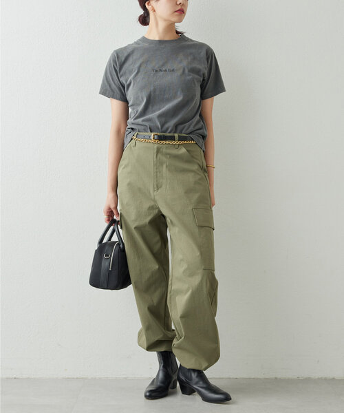 「GALLARDAGALANTE」 半袖Tシャツ FREE ベージュ レディース_画像6