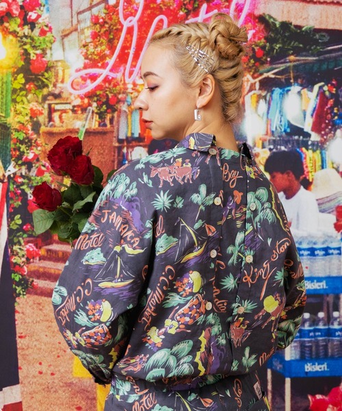 「RNA」 長袖シャツ MEDIUM ブラック レディース_画像7