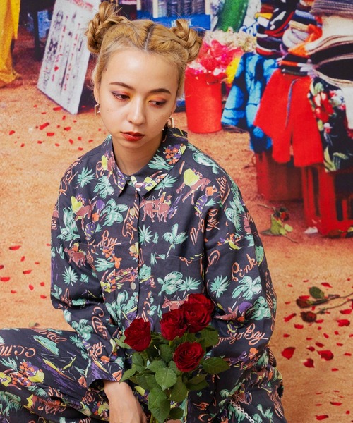 「RNA」 長袖シャツ MEDIUM ブラック レディース_画像9