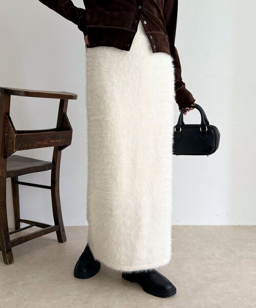 fredy emue（フレディエミュ） スカート シャギーニットスカート