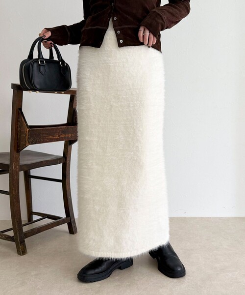フレディエミュ（fredy emue）/シャギーニットスカート fredy emue（フレディエミュ） スカート シャギーニットスカート