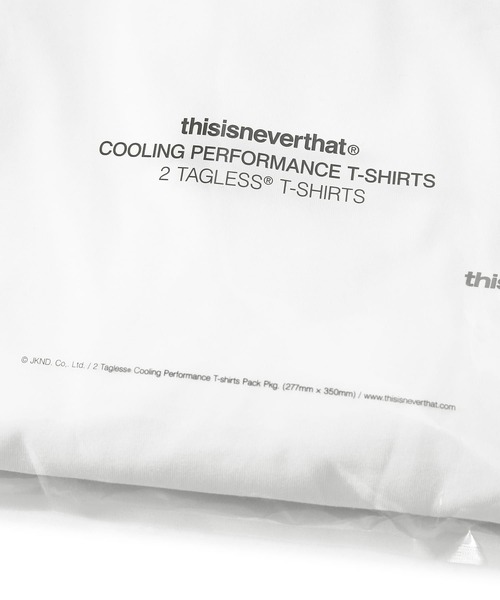 「thisisneverthat」 半袖Tシャツ M ホワイト×ブラック メンズ_画像9